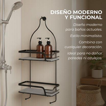 Mafi Home® | Organizador de Ducha Doble con Base de Diatomita