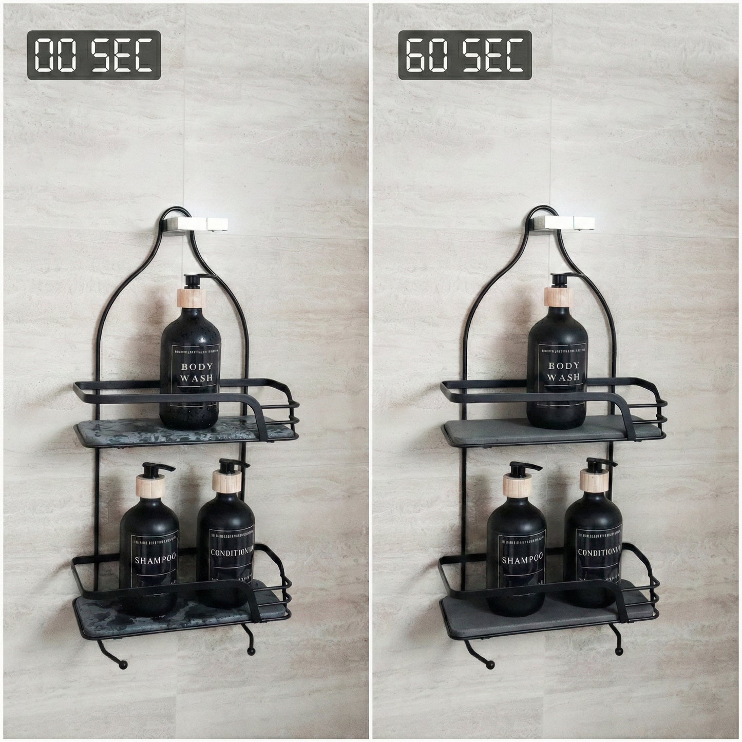 Mafi Home® | Estante de Ducha Doble con Base de Diatomita