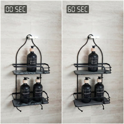 Mafi Home® | Estante de Ducha Doble con Base de Diatomita